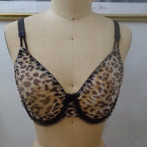 Marilyn Monroe by Warners Leopard Print Bra 34C